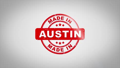 made in austin stamp