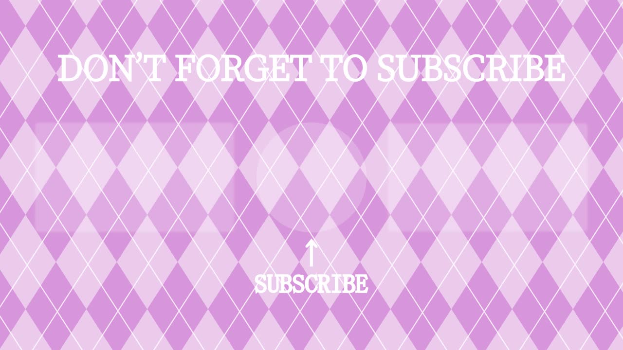 argyle 패턴 엔드 카드 엔딩 스크린 모션 그래픽