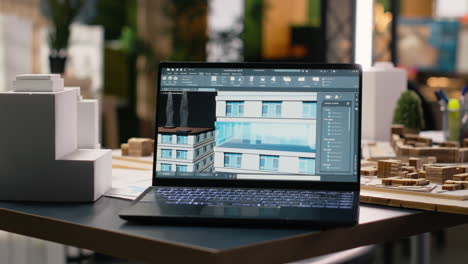 Vertical Video Minimalist corporate office designed for real estate planning