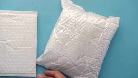 white bubble mailers