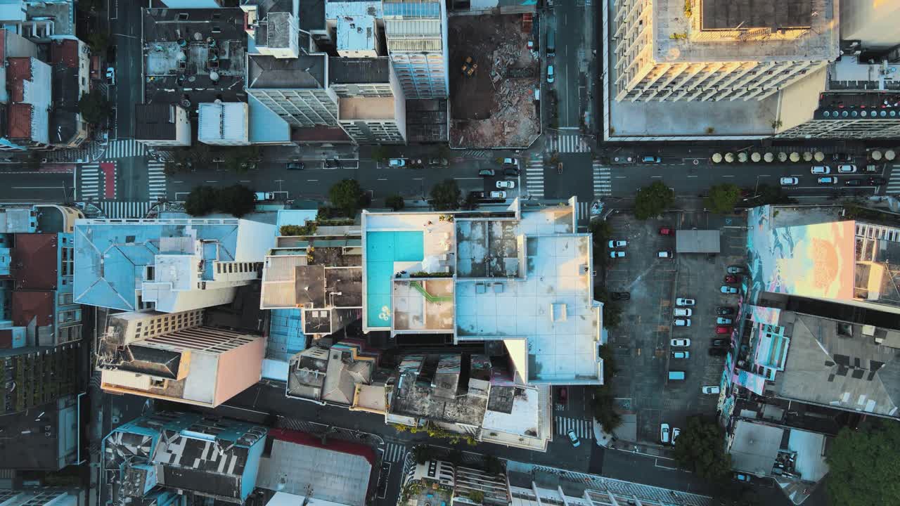alberca azotea edificio sao paulo calles drone copan toma aerea