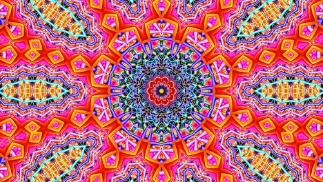 beautiful abstract kaleidoscope that shines, a radiant light that regulates the subtle movements