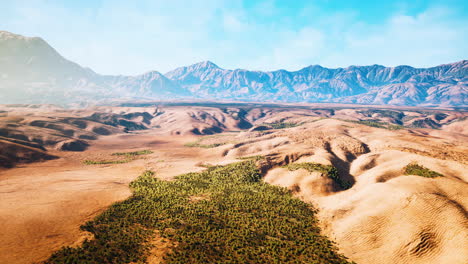 desert view from the airplane