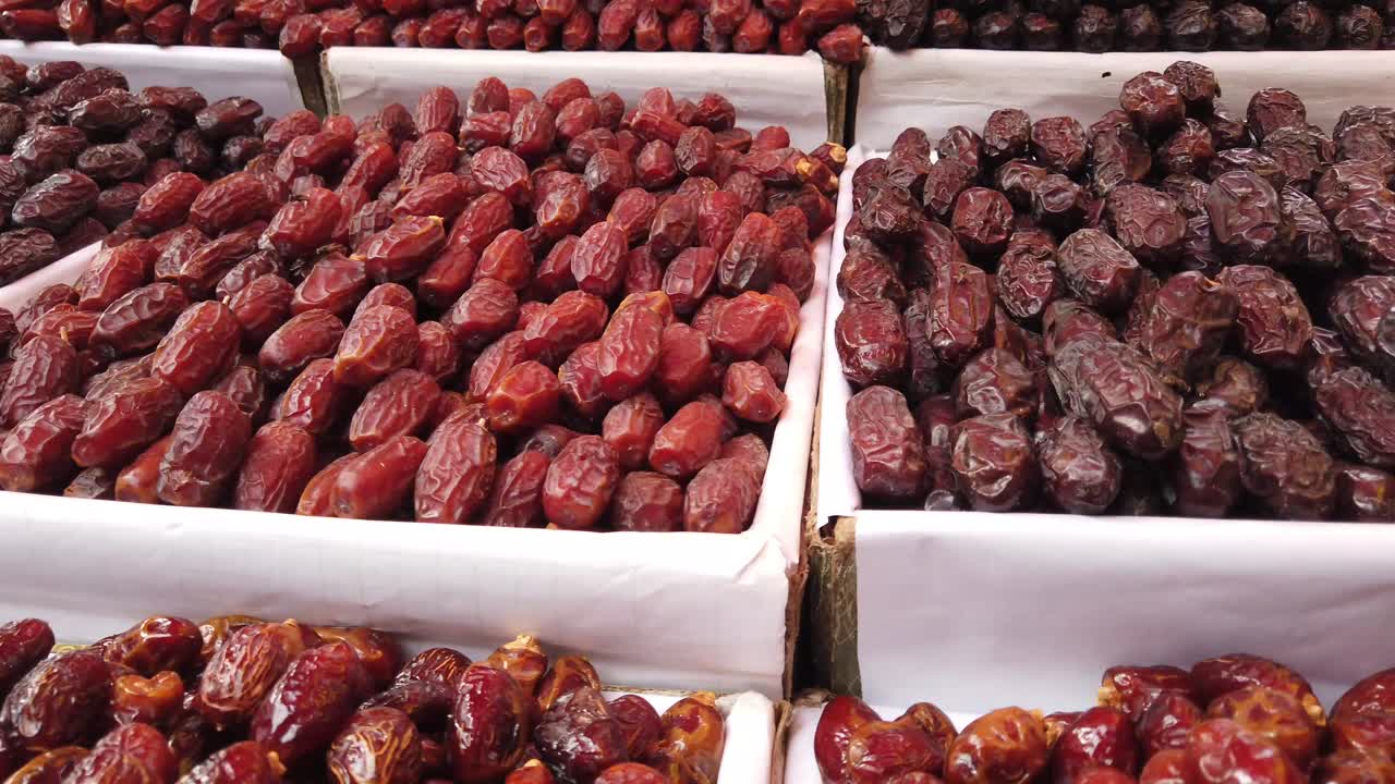 Dried Dates at a Market