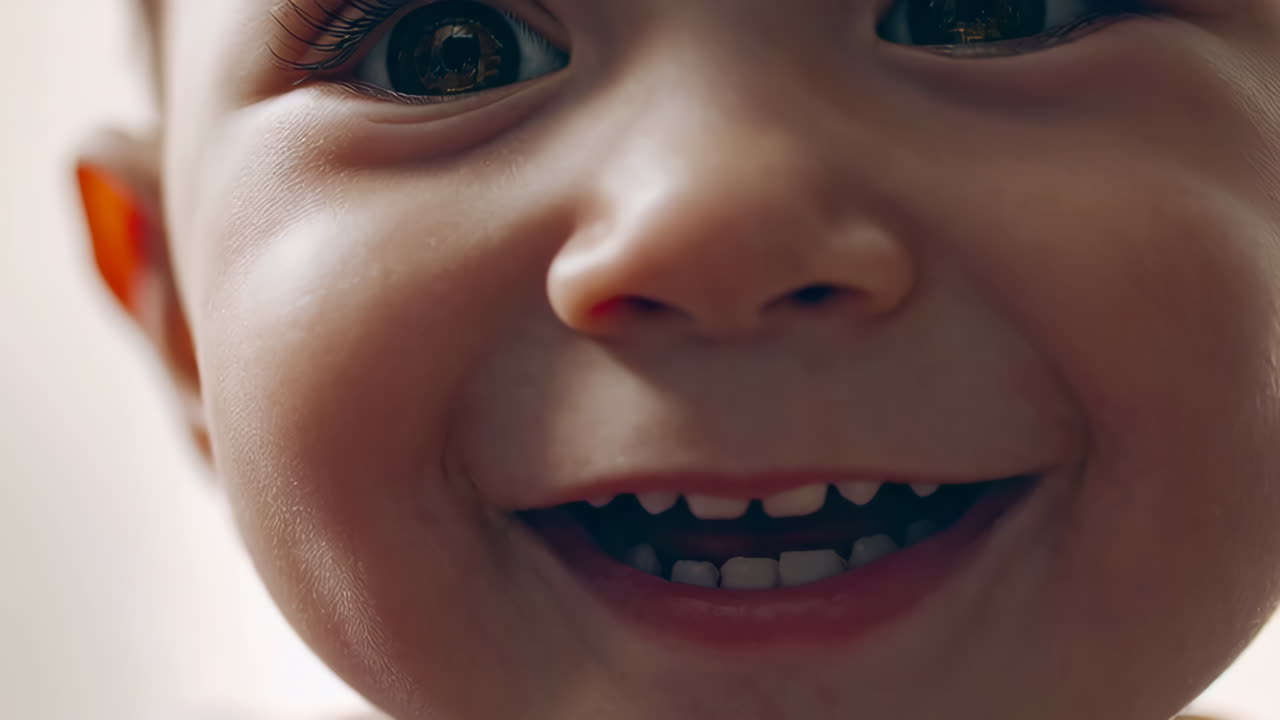 Close-up of a baby's face