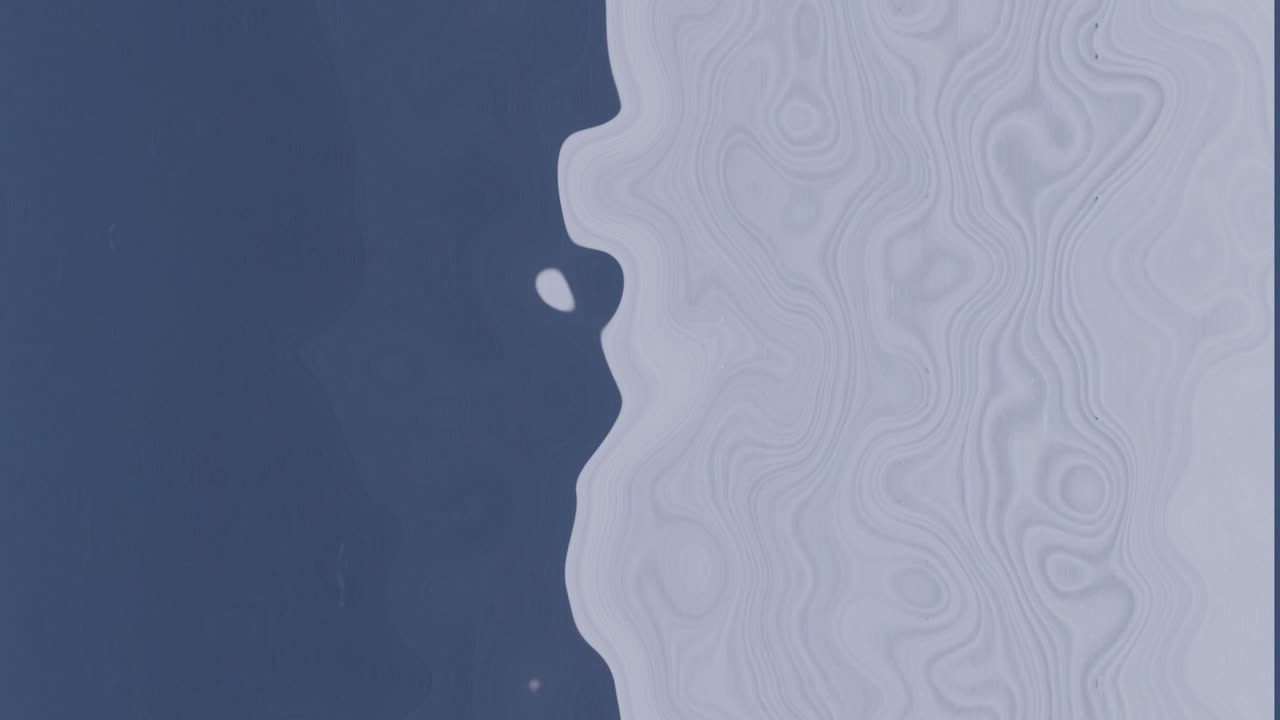 표면에 아름다운 추상적인 파동, 파란색과 회색 색 gradients. 유체 looped cg 패턴 배경.