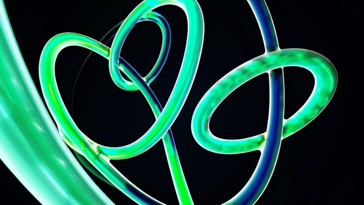 Linhas Neon Abstratas