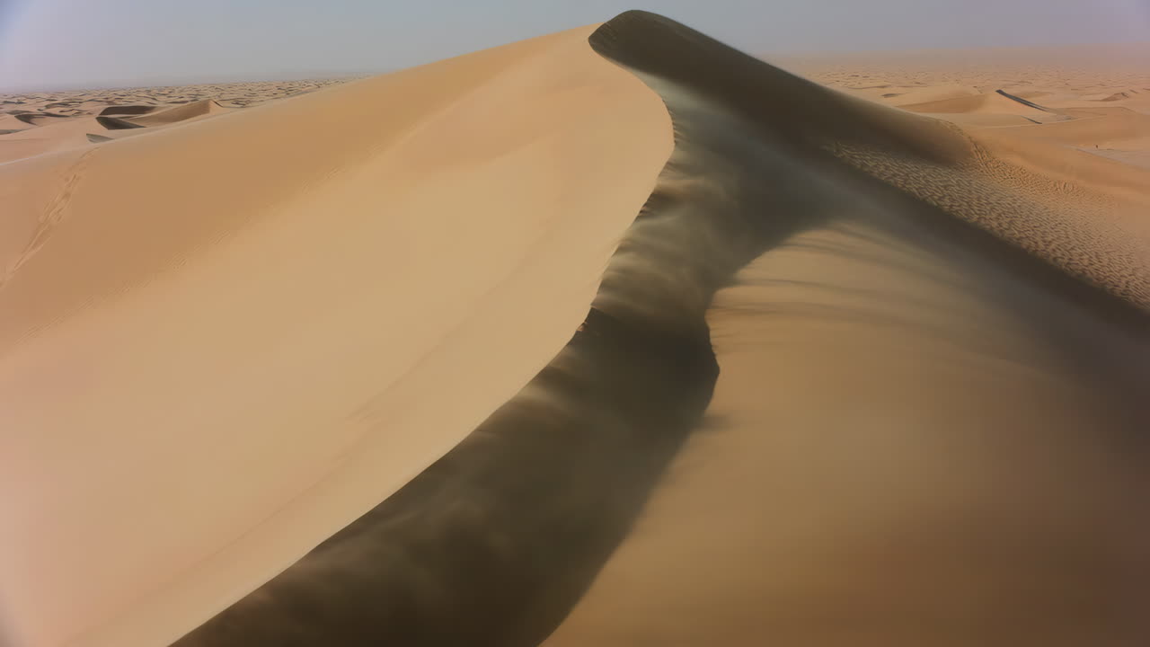 Vast Sand Dune in a Desert Landscape