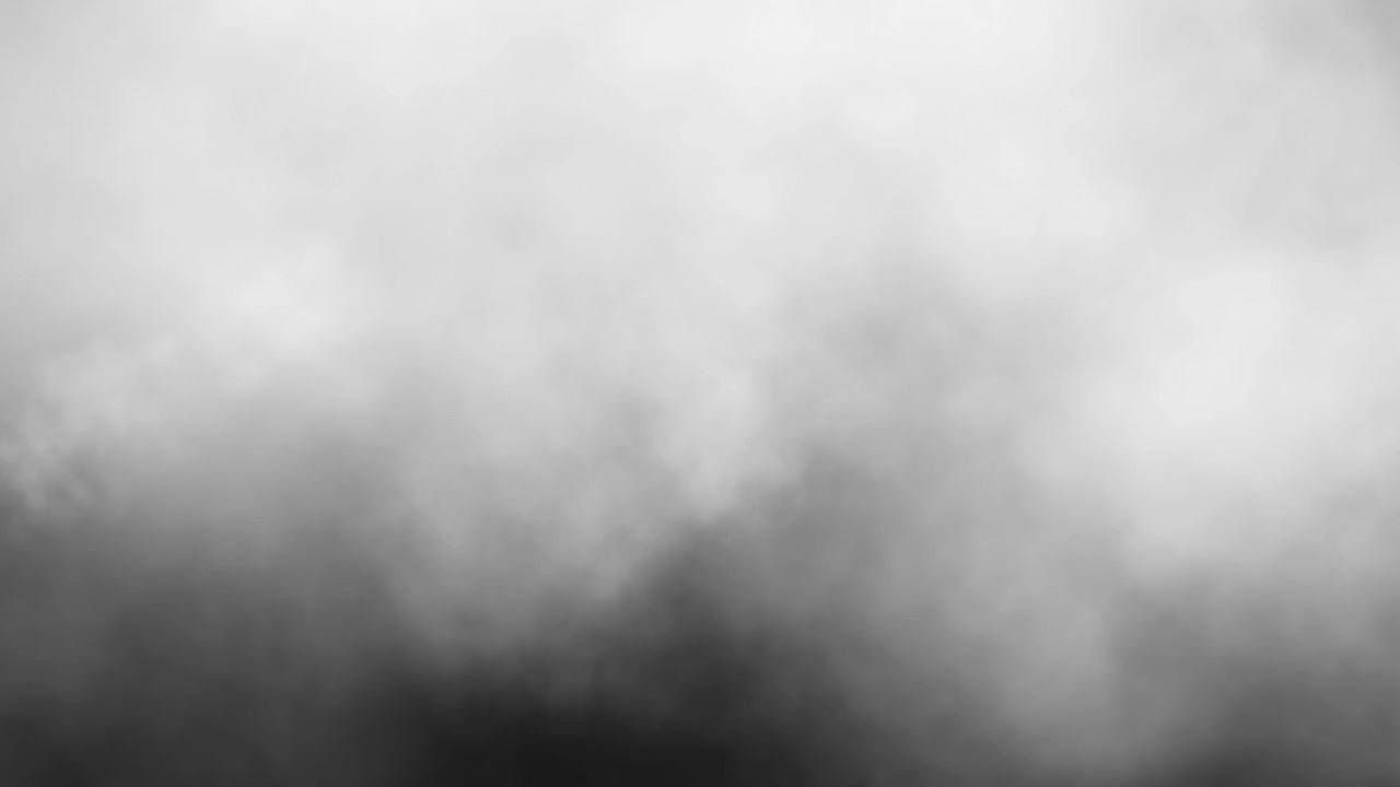 Ethereal White Smoke or Fog Dissipating on Black Background