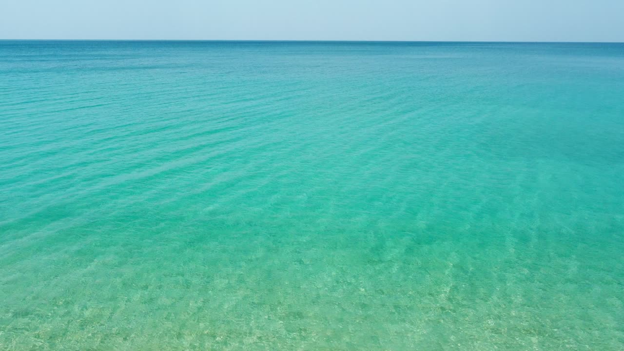 아름다운 열대 해변 원활한 루프 영상의 상위 뷰