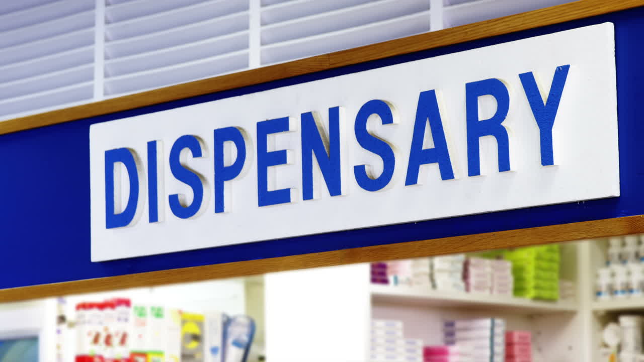 약국 카운터의 전망