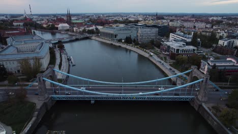 wroclaw grunwald bridge, in polish most grunwaldzki