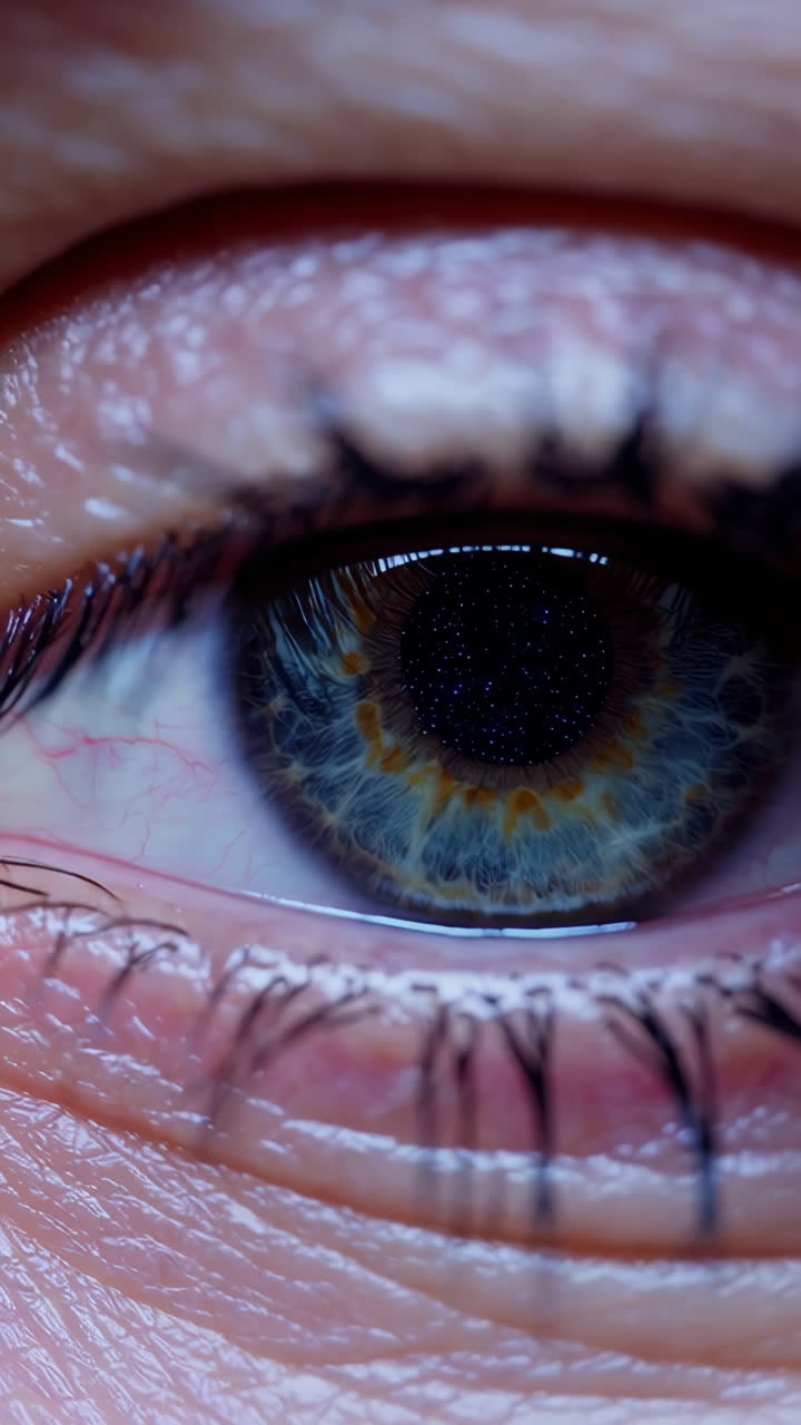 primer plano de un ojo humano