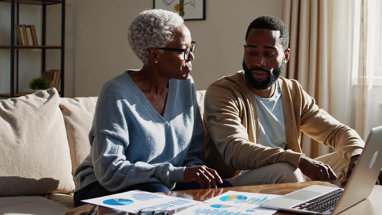 Discussione finanziaria familiare