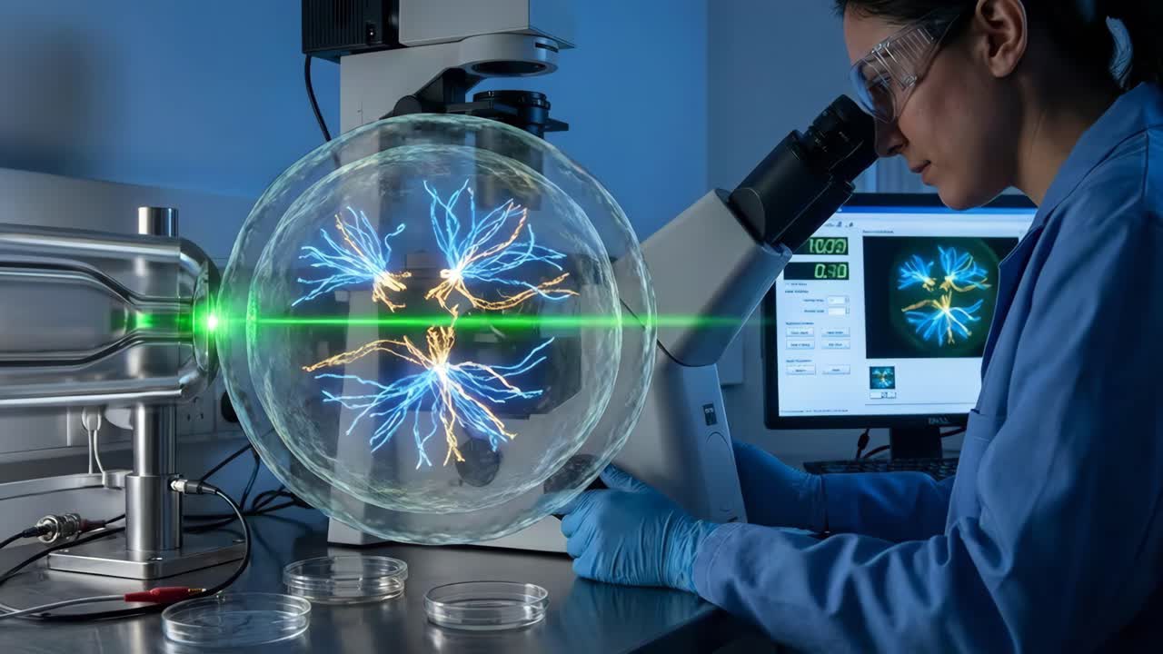 Scientist conducting research in a laboratory