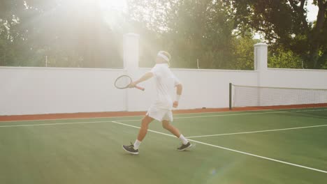 tennis player branding fist