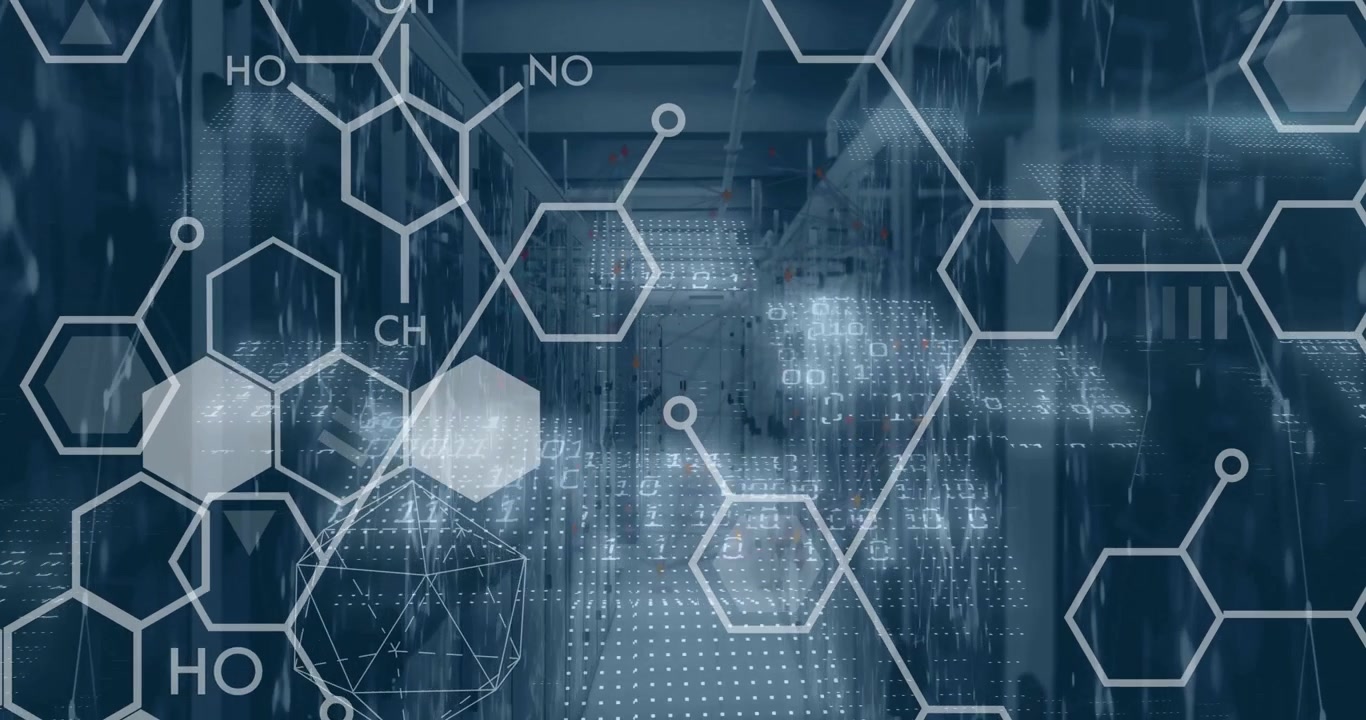 Animation of scientific data processing over computer servers