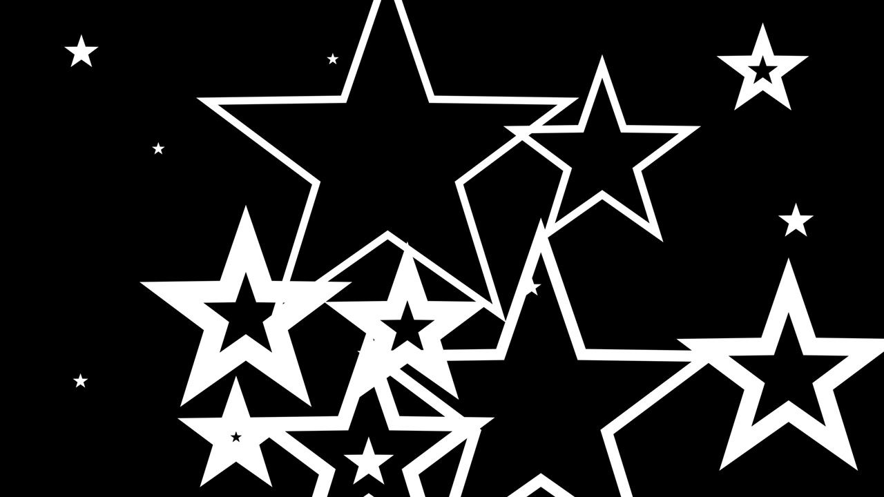 Shape animation star spreading motion graphics