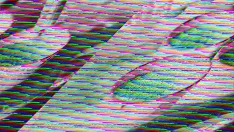 Abstract error data shimmering cyberpunk noisy background. Surrealistic effect for motion design