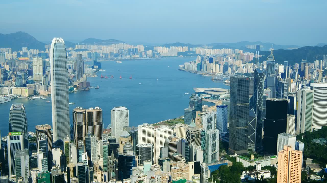 la famosa vista de hong kong