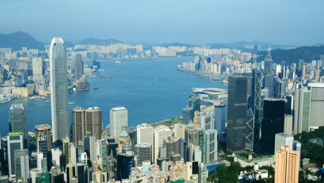 la famosa vista de hong kong