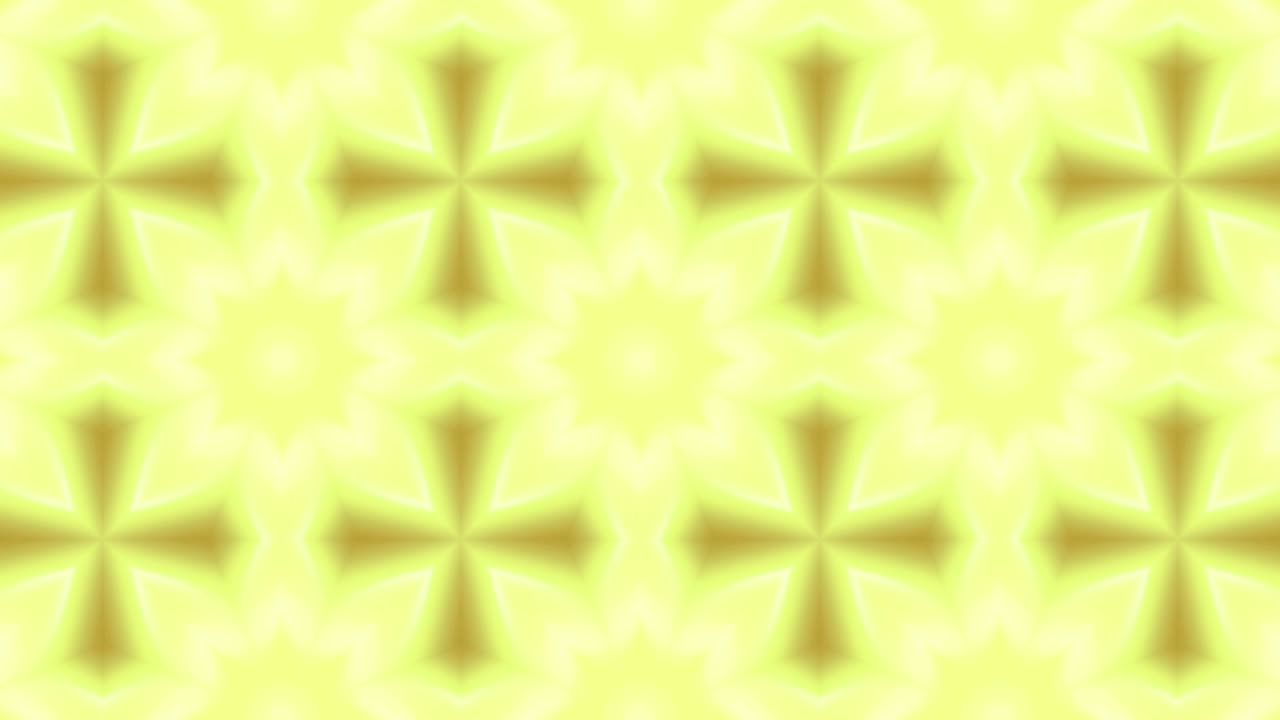 Looped Abstract ornate decorative background. Hypnotic kaleidoscope.