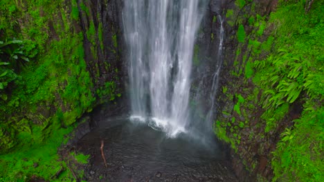 materuni waterfall is one of the waterfalls in the mware river in tanzania