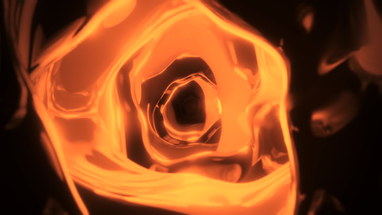 animación de formas abstractas multicolores con bucle de fluidos