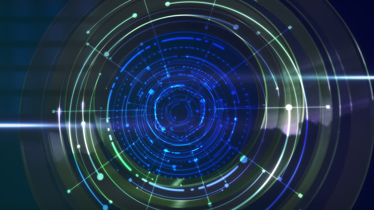 News intro graphic animation with lines and circular shapes 8