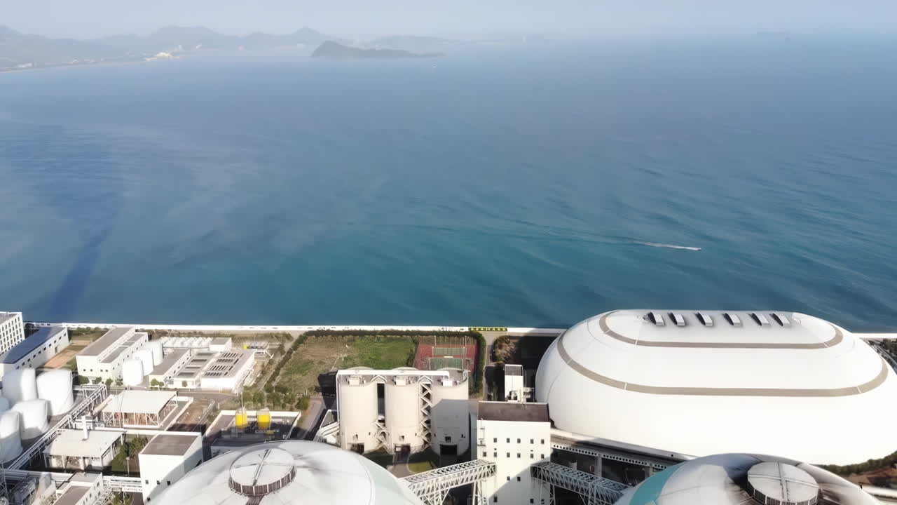 환경 공장 발전소 굴 풍경, 산업 지역