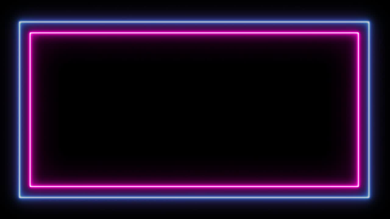 네온 빛과 조명 색상 원활한 루프