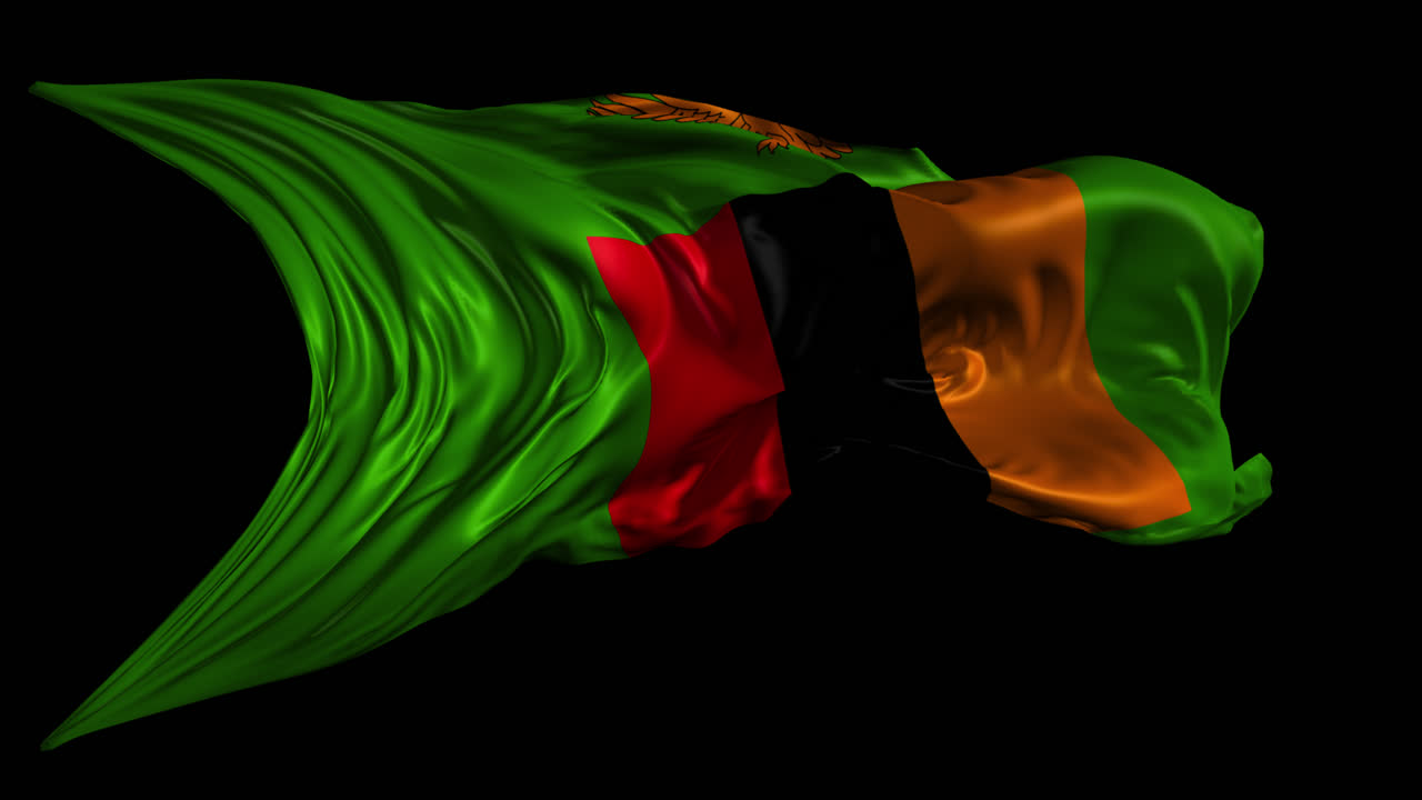 agitando la bandera de malawi