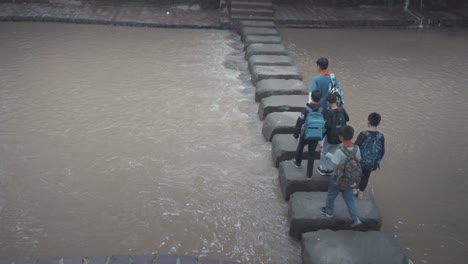 rural pupils are on their way to school