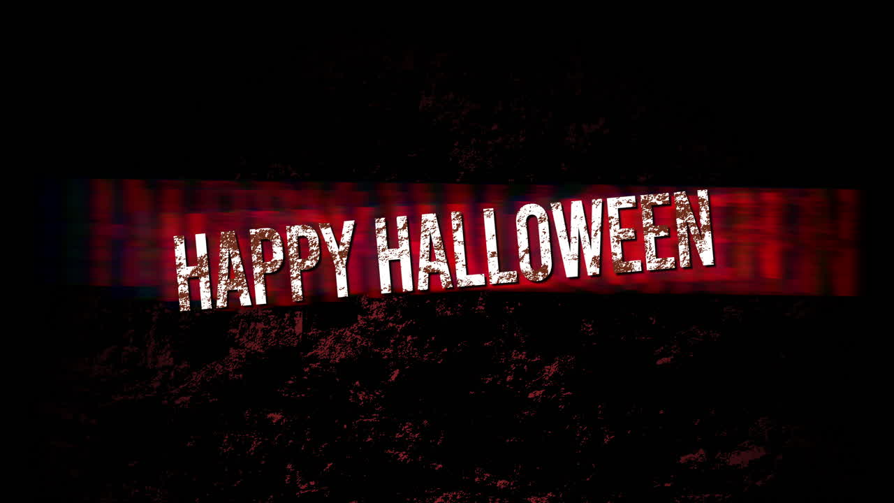 어두운 포옹: 진한 빨간 베일에 할로윈 메시지