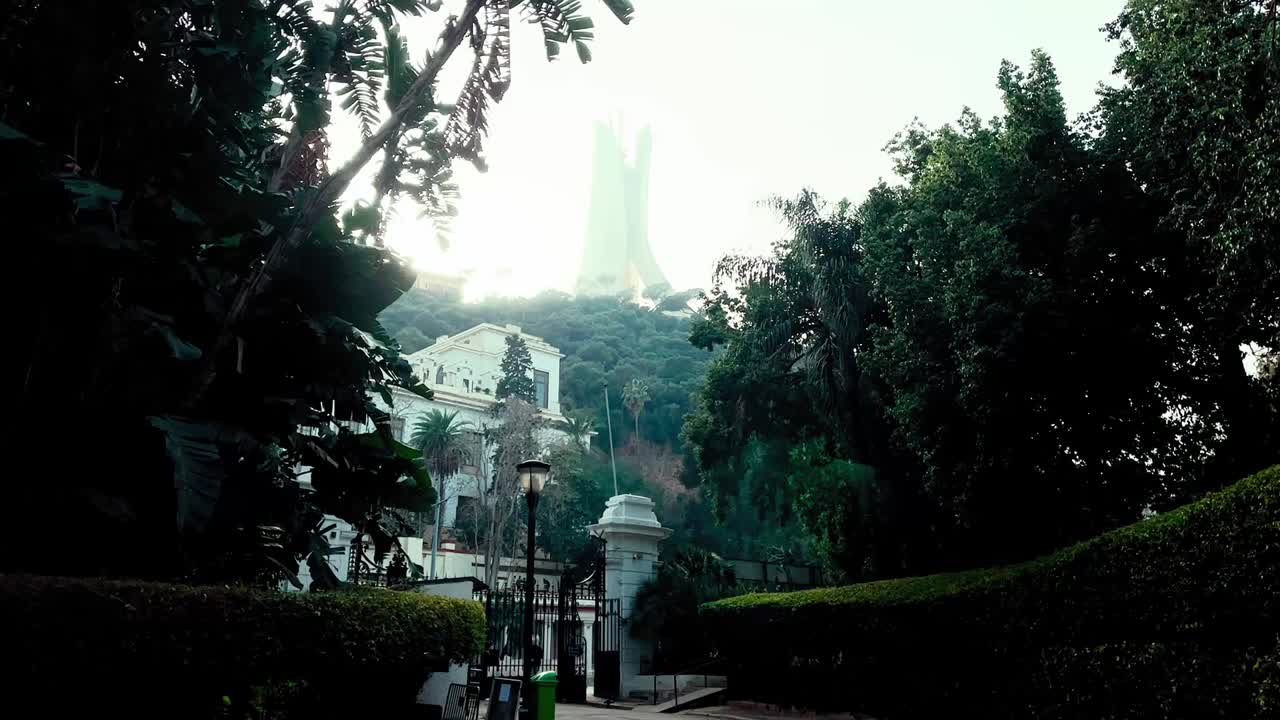 경외심을 불러일으키는 스톡 영상 클립으로 알제의 고요한 녹지 공간으로 탈출하세요.