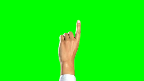 primer plano de la mano con una pantalla digital futurista