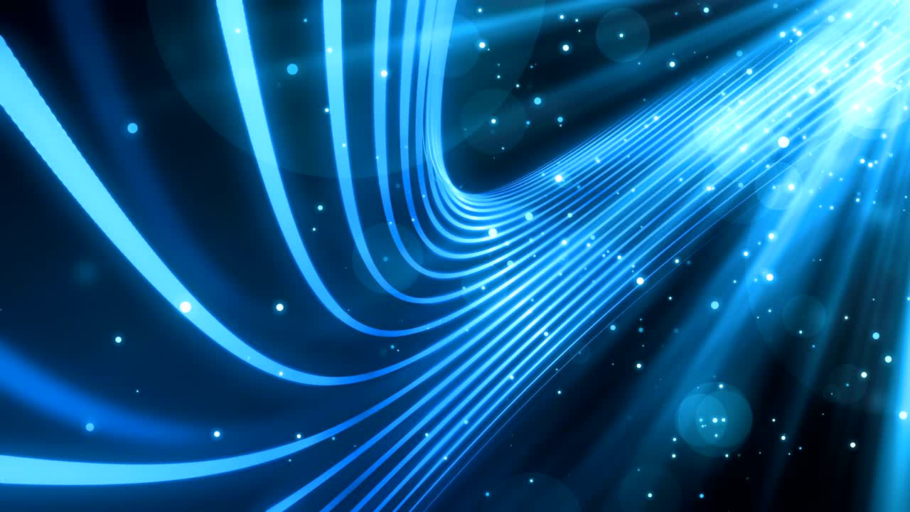 차가운 빛의 광선 줄무