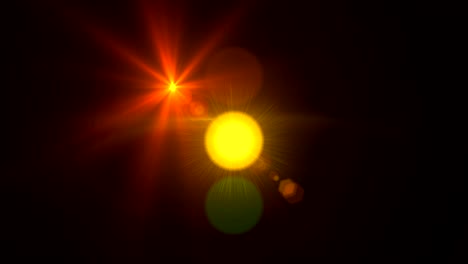 manchas brillantes de luz contra un fondo negro