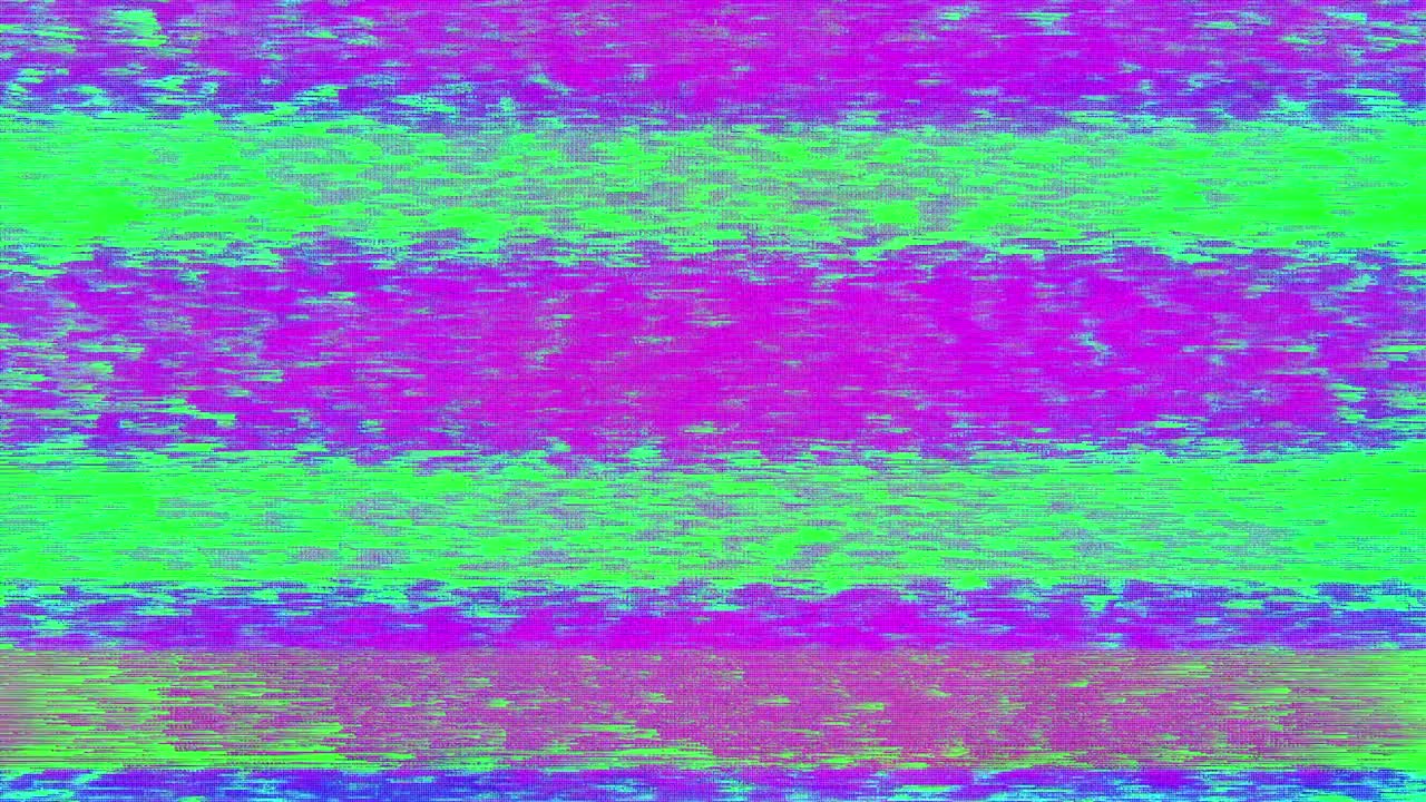 Cyberpunk Digital Noise. Glitch Background. Transition. Overlay. Damage Streaming. No Signal. Interrupted Broadcast. VJ Loop.