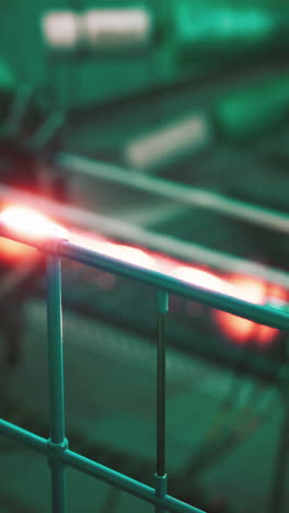 close-up of a welding process in a factory