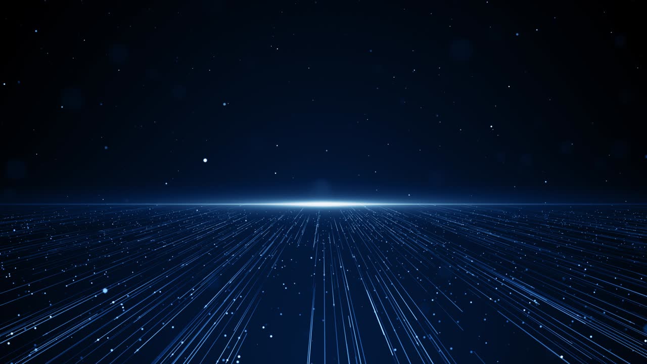 Particles Blue dust abstract light bokeh motion titles cinematic background loop