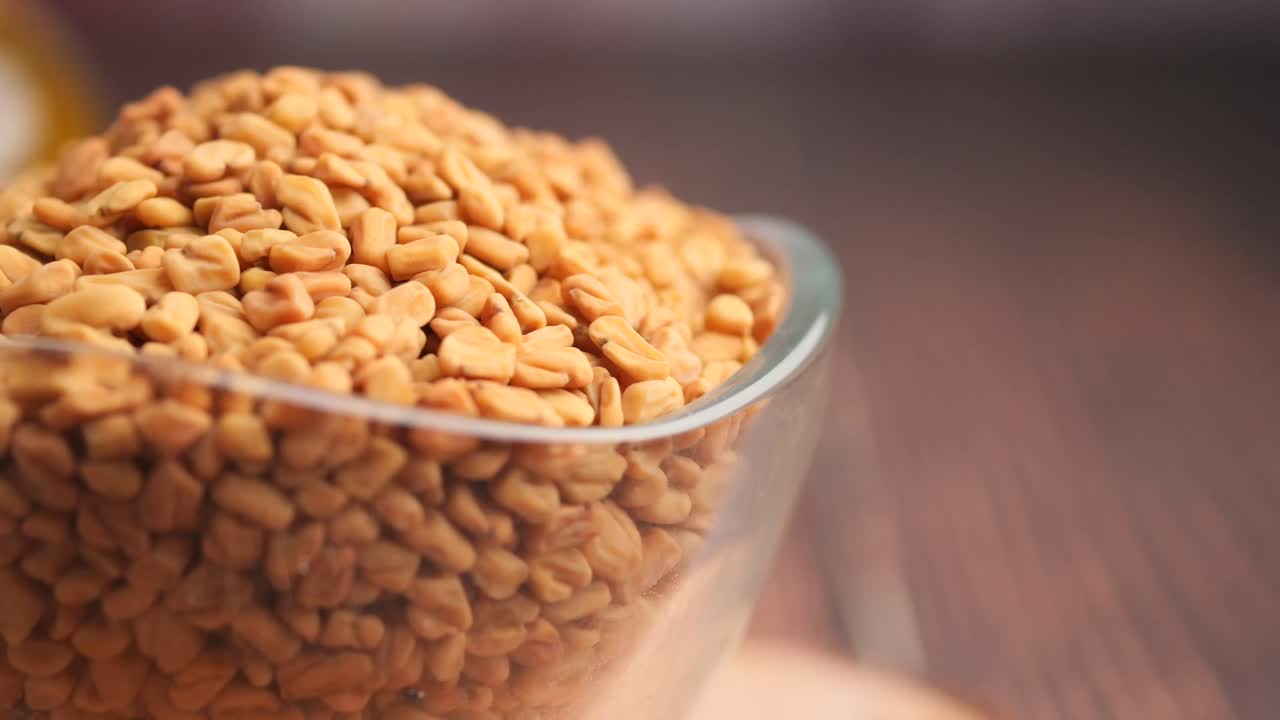Fenugreek Seeds in a Bowl