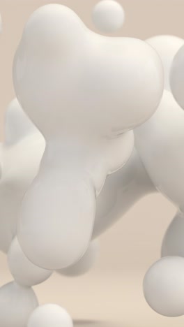 abstract white liquid shapes background