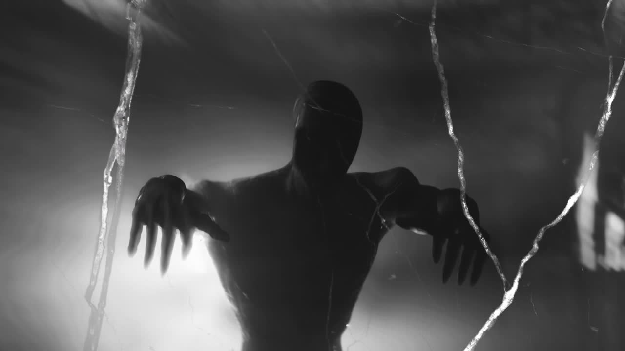 할로윈에서  ⁇ 는 좀비 위로 움직이는 모양의 애니메이션