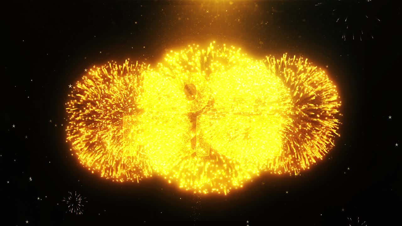 Low Price Promotion with Fireworks Animation