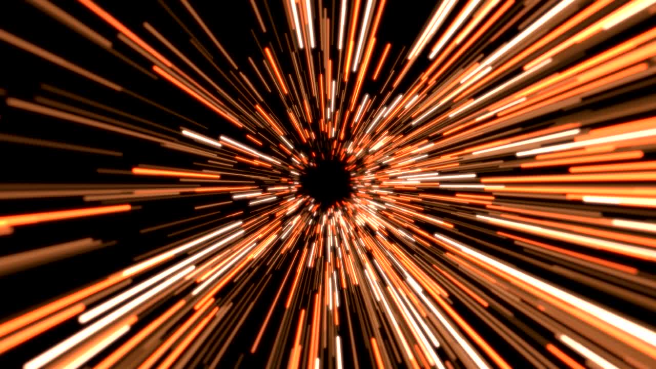 Tunnel spaziale warp astratto 4K