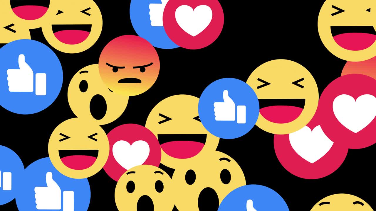 como botón, amor, reaccionar icono de emoción animado con canal alfa. icono de redes sociales símbolo de animación en fondo transparente