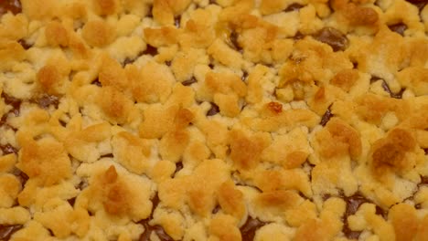 pastel casero sabroso y fragante - macro