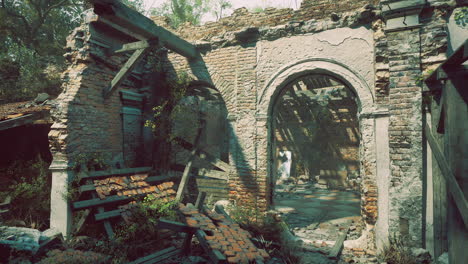 ruins of an abandoned building