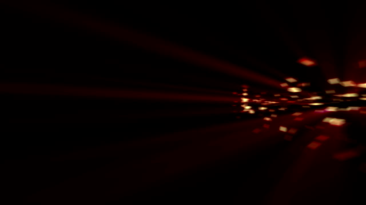 movimiento de rayos de chispa de partículas de luz 4k